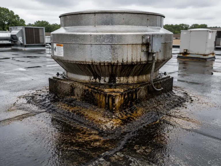 Rooftop Grease Damages Commercial Buildings 1